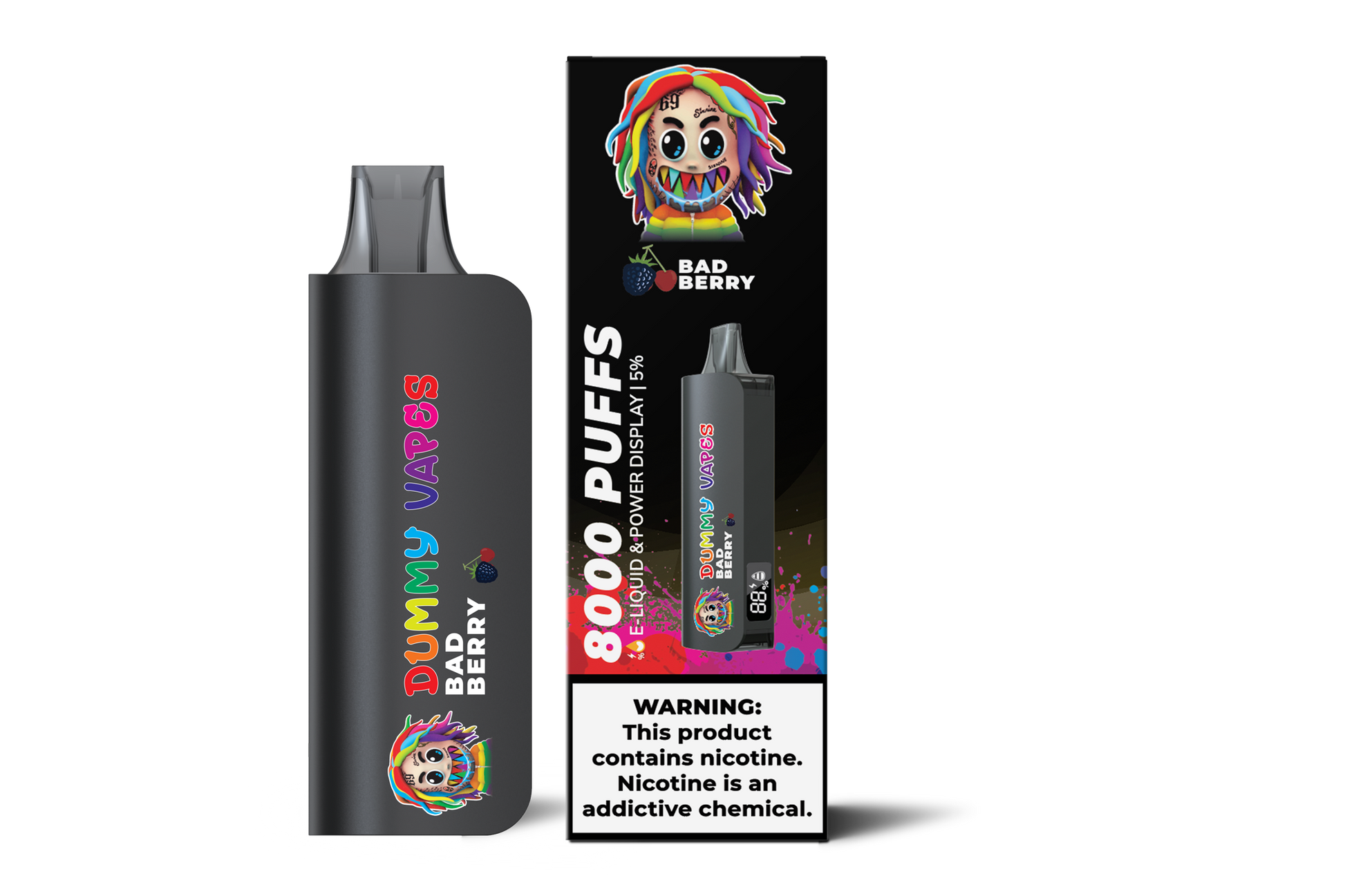 Vaporizador DUMMY 8.000 PUFS (Sabor sorpresa)