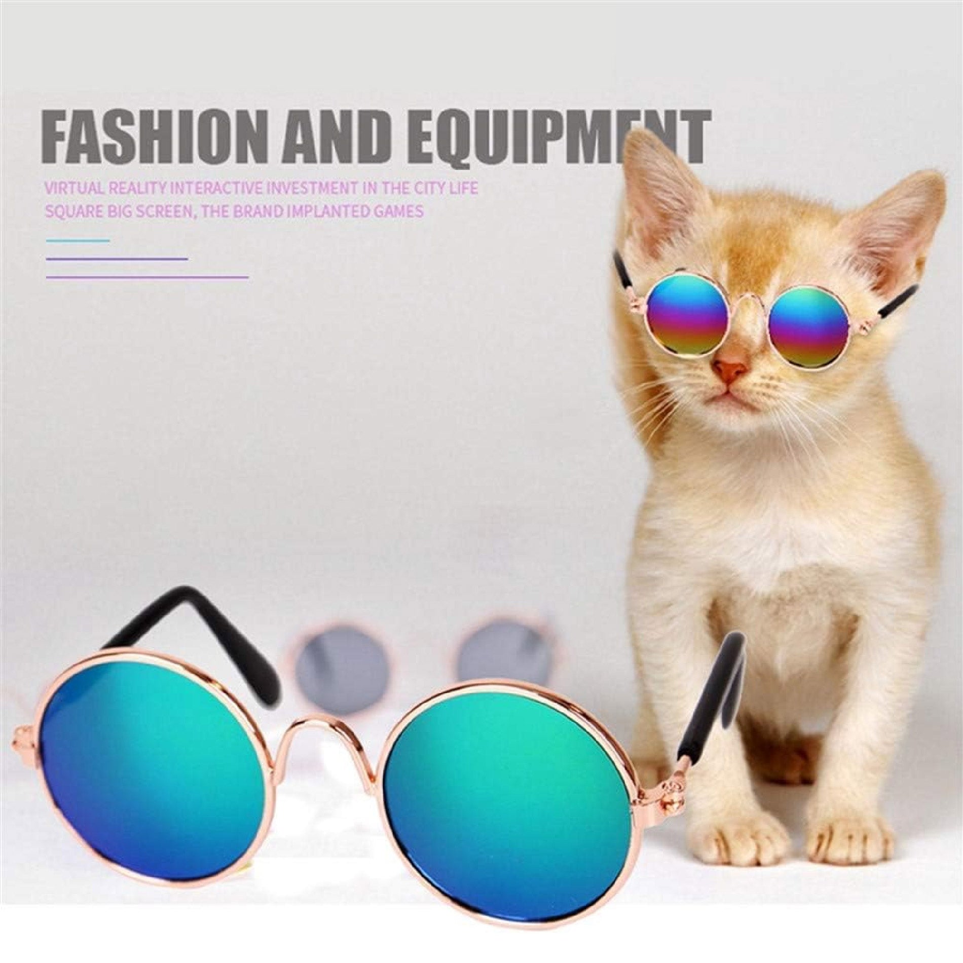 Gafas De Sol Para Gatos Mascotas