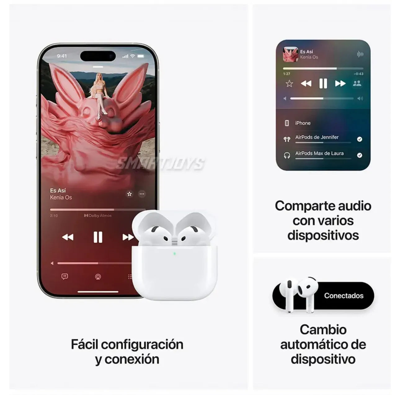 AirPods 4 Gen (Volumen lateral)