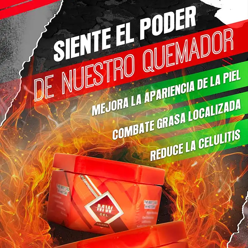 GEL CALIENTE quemadora de Grasa MW