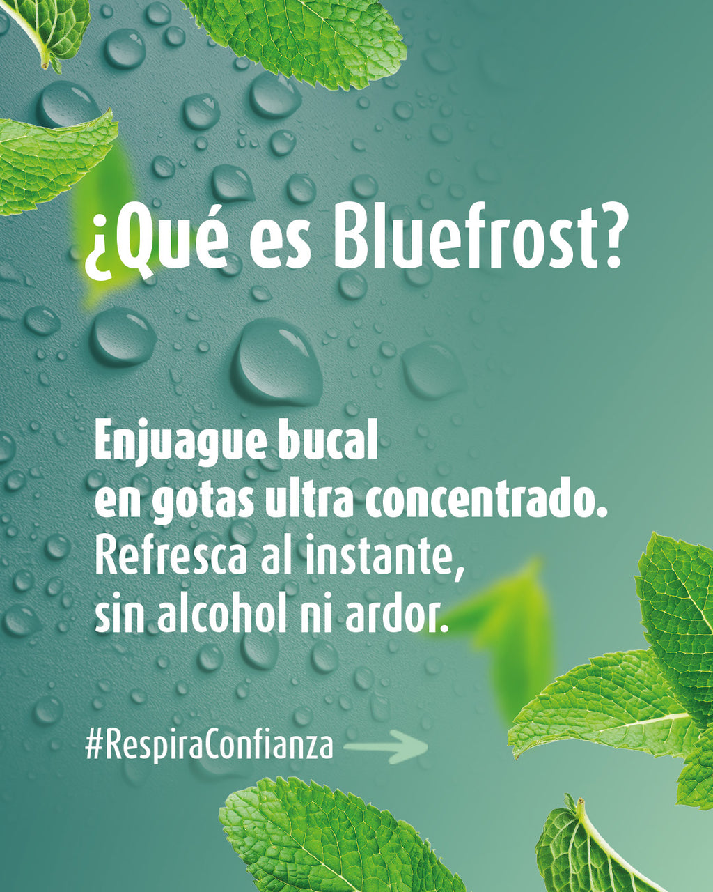 Bluefrost 4 gotas y fuera mal aliento!