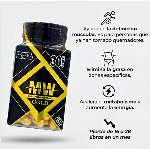 Pastas Quemadoras de grasa MW GOLD
